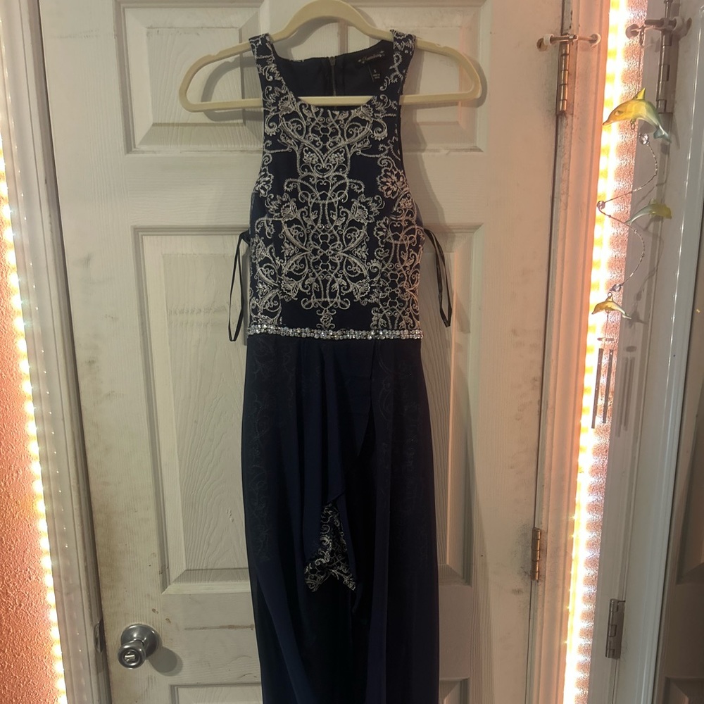 Navy Romper/Dress
